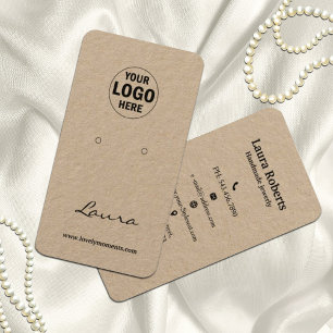 Tarjeta De Visita Añadir la pantalla de anclaje del logotipo Papel K