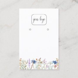 Tarjeta De Visita Añadir la pantalla de conexión del logotipo | Flor