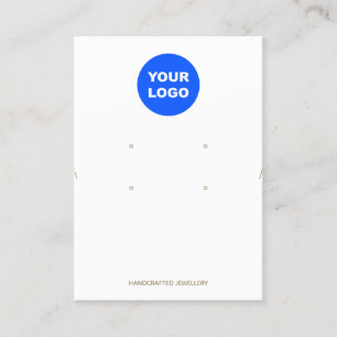 Tarjeta De Visita Añadir logotipo dos soporte de pantalla de collar