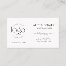 Añadir su propio logotipo profesional blanco genér