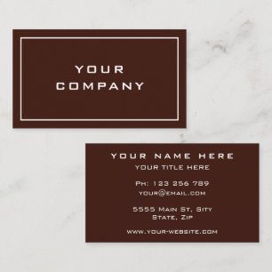 Tarjeta De Visita Añadir tu empresa - Moderno profesional de moda