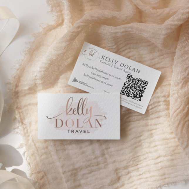Tarjeta De Visita Añadir un logotipo QR Code Elegant Professional (Subido por el creador)