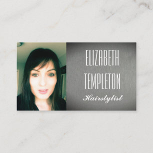 Tarjeta De Visita Añadir un peinado fotográfico o cualquier profes