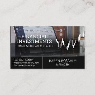 Tarjeta De Visita Analista de computadoras Gráfica de candelabros