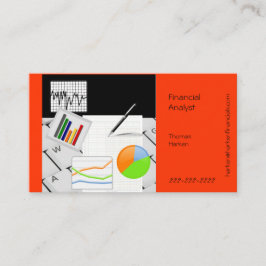 Tarjeta De Visita Analista financiero