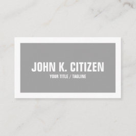 Tarjeta de visita ancha de la frontera del texto