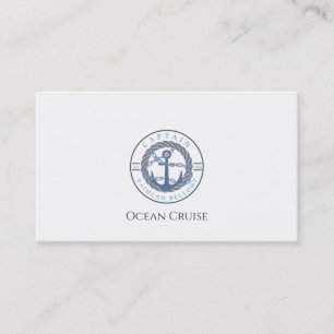Tarjeta De Visita Anclaje de barco
