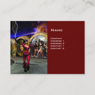 Tarjeta De Visita ANDROID BALLET , Red Science Fiction