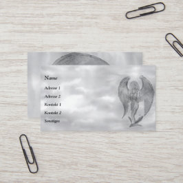 Tarjeta De Visita Ángel al estilo tatuaje