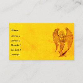 Tarjeta De Visita Ángel al estilo tatuaje