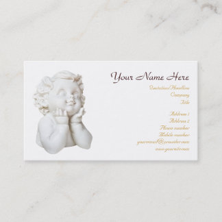 Tarjeta De Visita Ángel blanco