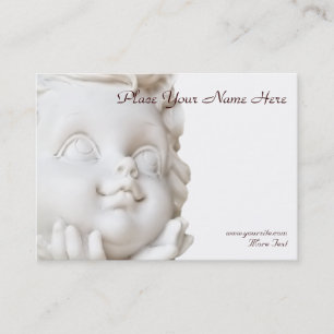 Tarjeta De Visita Ángel blanco