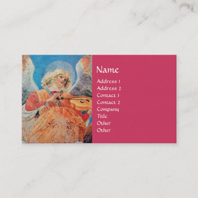 TARJETA DE VISITA ÁNGEL DE NAVIDAD (Anverso)