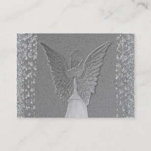 Tarjeta De Visita Ángel de plata