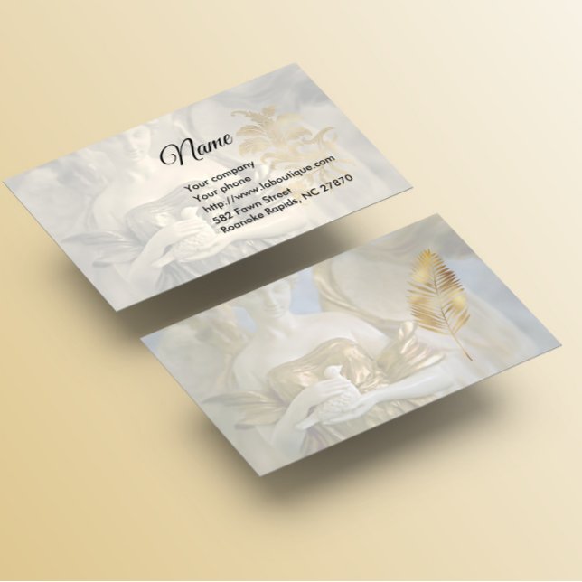 Tarjeta De Visita Angel Holding a Dove Business Card (Subido por el creador)