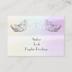 Tarjeta de visita Angel Wings Spiritual Lightworke