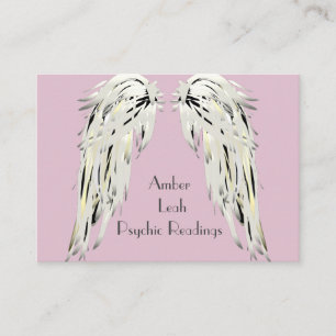 Tarjeta de visita Angel Wings Spiritual Lightworke
