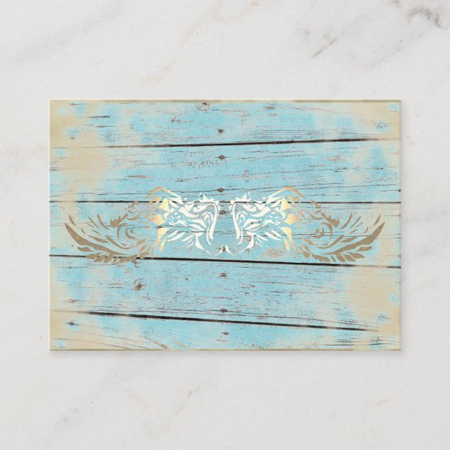 Tarjeta de visita Angel Wings Spiritual Lightworke (Anverso)