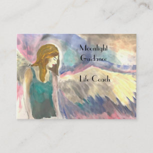 Tarjeta de visita Angel Wings Spiritual Lightworke