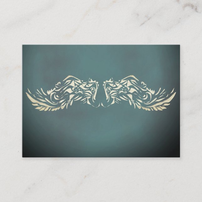 Tarjeta de visita Angel Wings Spiritual Lightworke (Anverso)