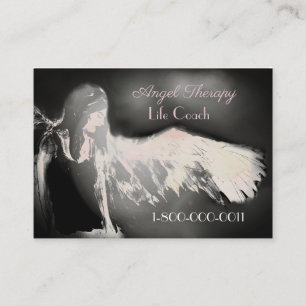 Tarjeta de visita Angel Wings Spiritual Lightworke