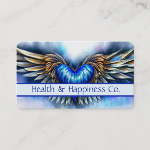 Tarjeta De Visita Angel Wings y Heart Business Card