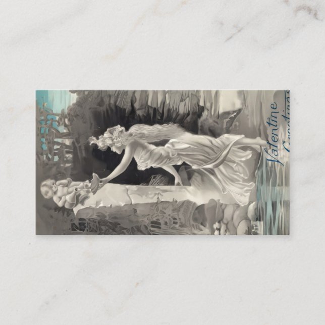 Tarjeta De Visita Ángel y Diosa Valentine (Anverso)