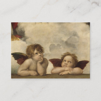 Tarjeta De Visita Ángeles de Raphael