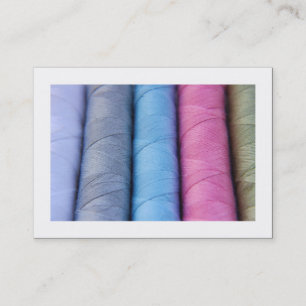 Tarjeta De Visita Anguilas de algodón (bordeadas)