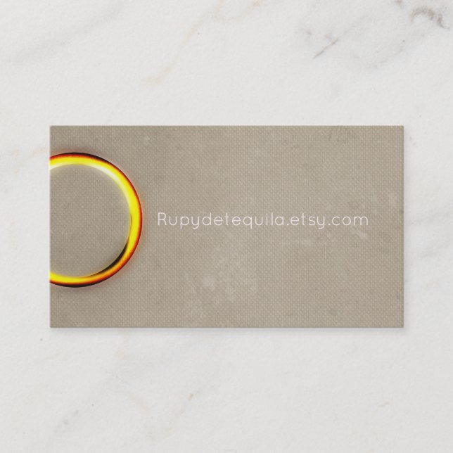 Tarjeta De Visita Anillo (Anverso)