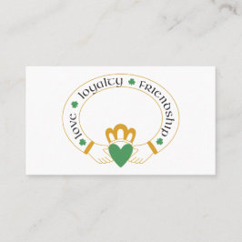 Tarjeta De Visita Anillo de Kaddagh irlandés