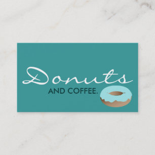 Tarjeta De Visita ANILLOS DE ESPUMA y CAFÉ. (personalizable del