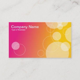 Tarjeta De Visita Anillos y círculos 01