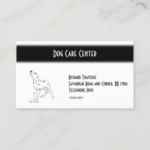 Tarjeta De Visita Animal de Dalmacia