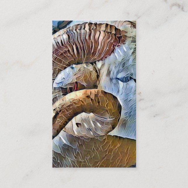 TARJETA DE VISITA ANIMAL DE GRANJA RAM (Anverso)