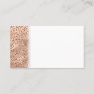 Tarjeta De Visita Animal de patrón de impresión de leopardo negro