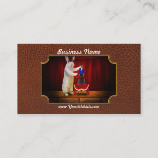 Tarjeta De Visita Animal - The magic rabbit