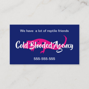 Tarjeta De Visita Animales sangrientos