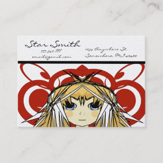 Tarjeta De Visita Anime Chicas