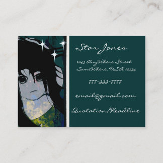 Tarjeta De Visita Anime Chicas