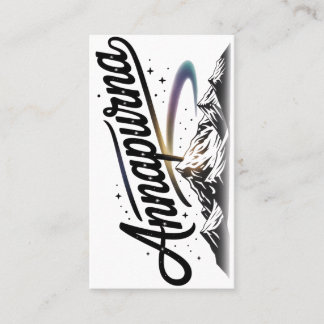 Tarjeta De Visita annapurna Nepal para amantes de los viajes