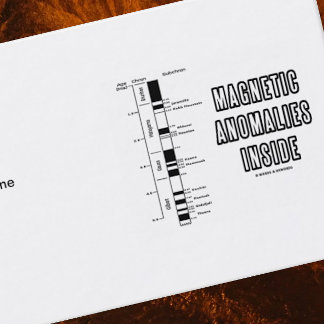 Tarjeta De Visita Anomalías magnéticas en el interior (Ciencia de la