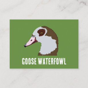 Tarjeta De Visita Anser aves acuáticas