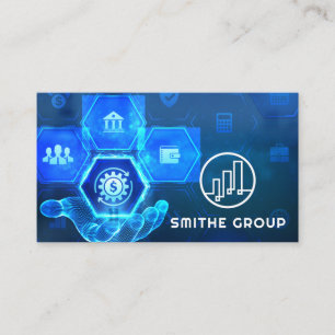 Tarjeta De Visita Antecedentes de Finanzas Digitales