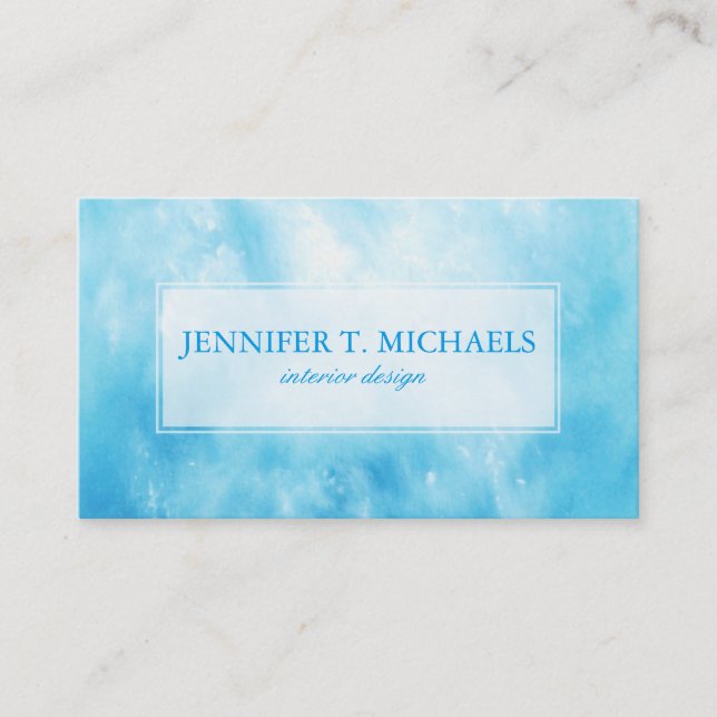 Tarjeta De Visita Antecedentes dibujados mano abstracta de la (Anverso)