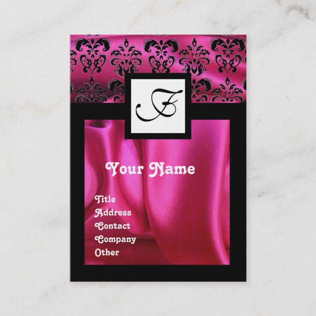 Tarjeta De Visita ANTIGUA COSTUMBRES ITALIANOS DE MASQUERADE/Rosa (Anverso)