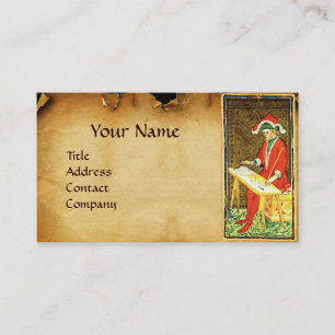 Tarjeta De Visita ANTIGUA RENAISSANCE TAROTS /EL Parque MAGICiAN