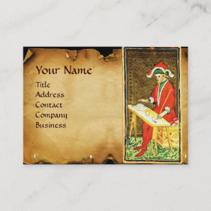 Tarjeta De Visita ANTIGUA RENAISSANCE TAROTS /EL Parque MAGICiAN