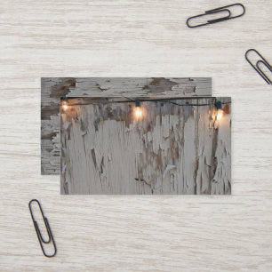 Tarjeta De Visita Antigüedad de cerca rústica