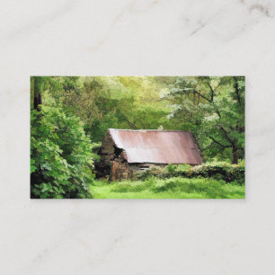 TARJETA DE VISITA ANTIGUO BARN